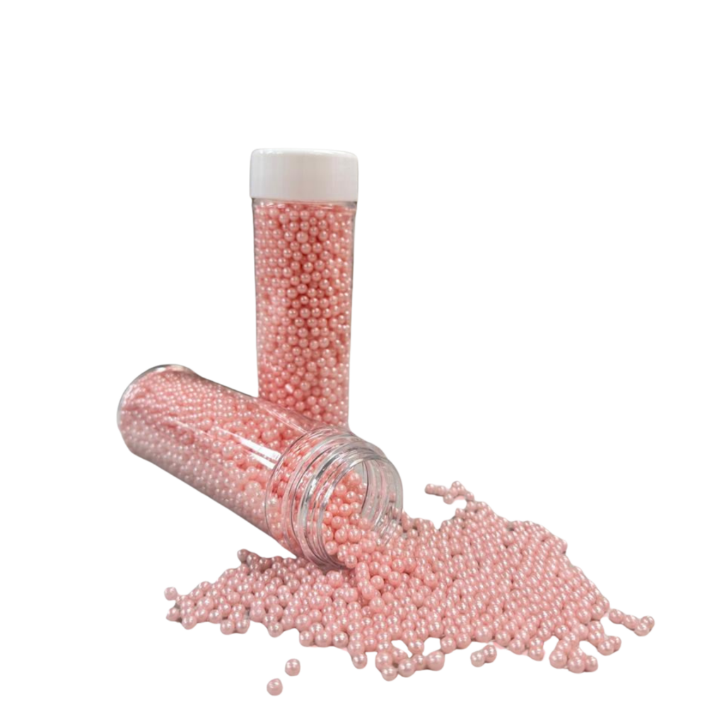 Decoración Perla Rosada 4 mm
