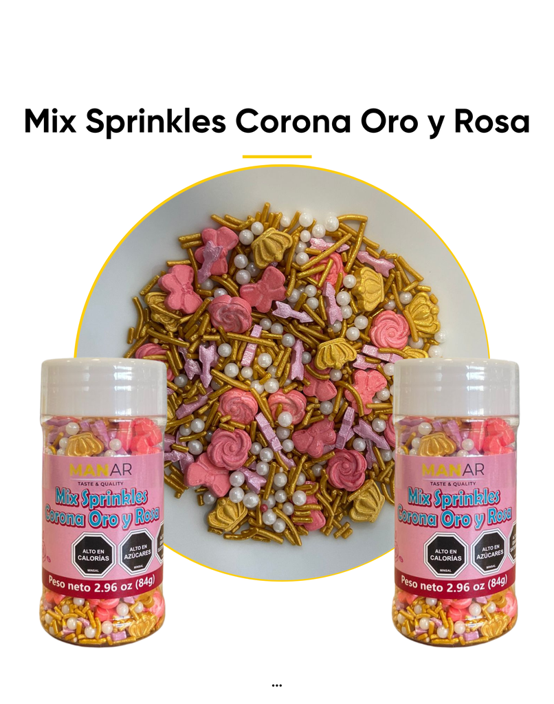 Mix Sprinkles Rosas