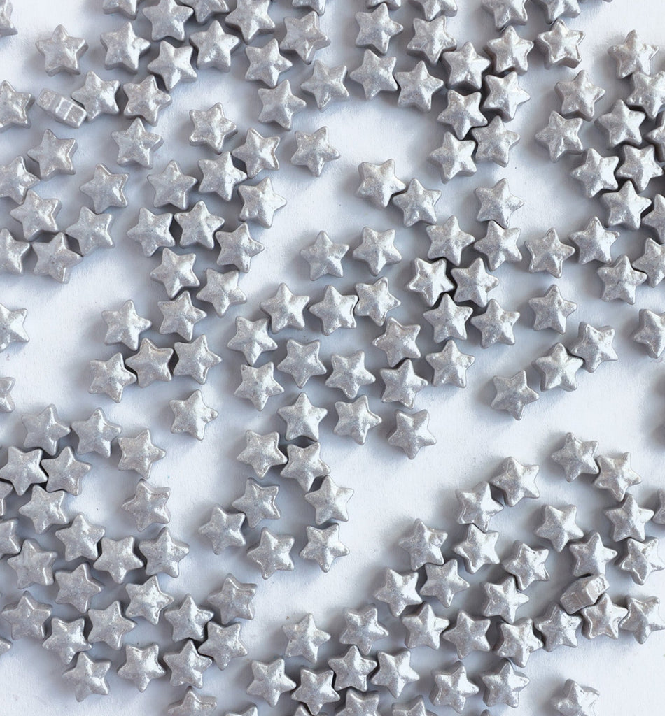 Decoración Estrella Plata