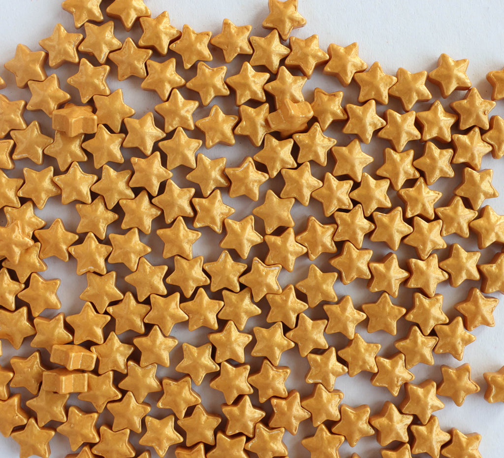 Decoración estrella oro